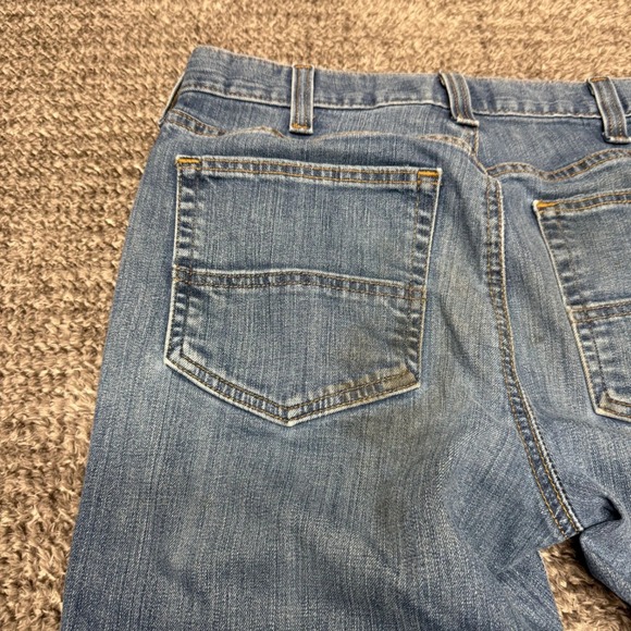 Carhartt Mens Rugged Flex Jeans 32x30 Relaxed Fit Blue Denim Work Pants - Picture 9 of 13